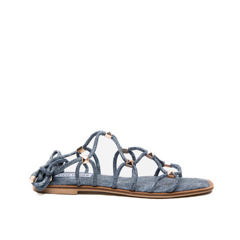 WOMEN'S BLUE SANDAL IN DENIM