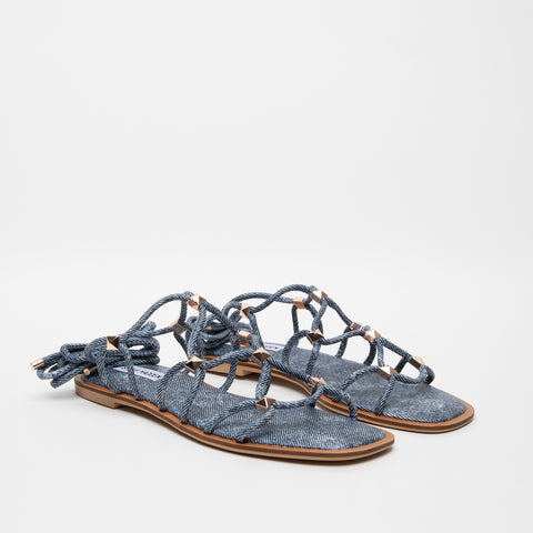 WOMEN'S BLUE SANDAL IN DENIM