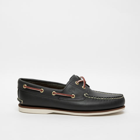 CLASSIC BOAT BLUE MEN'S LEATHER MOCCASIN