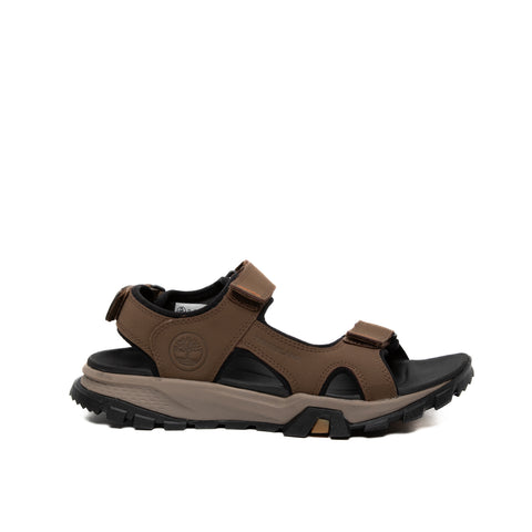 LINCOLN PEAK MEN'S BROWN LEATHER SANDAL