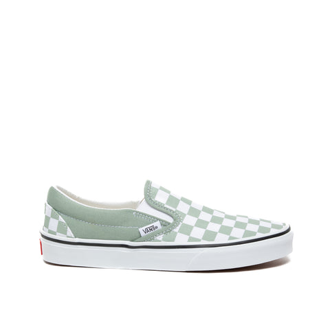 CLASSIC SLIP ON CHECKERBOARD UNISEX FABRIC SNEAKERS