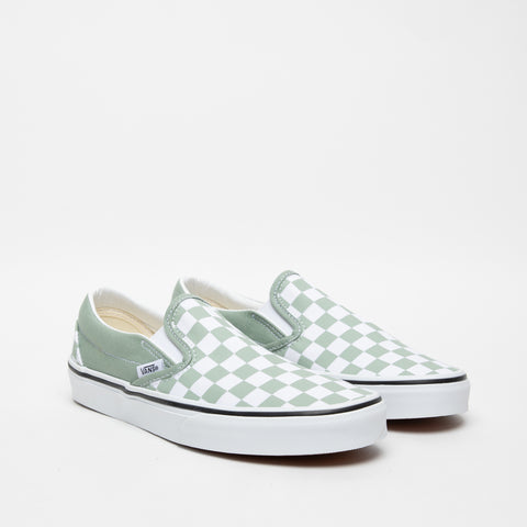 CLASSIC SLIP ON CHECKERBOARD SNEAKERS UNISEX IN TESSUTO