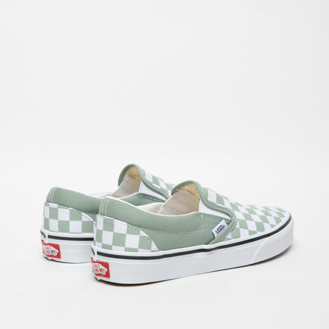 CLASSIC SLIP ON CHECKERBOARD SNEAKERS UNISEX IN TESSUTO