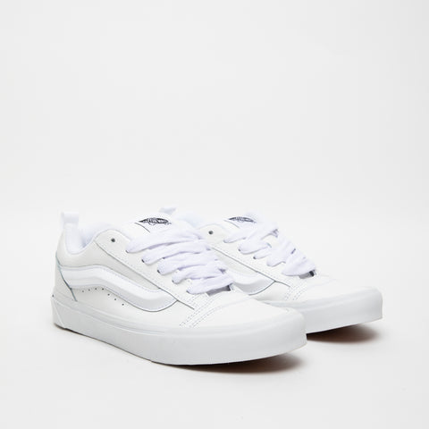 KNU SKOOL TRUE WHITE SNEAKERS DONNA IN PELLE