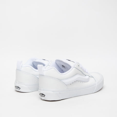 KNU SKOOL TRUE WHITE SNEAKERS DONNA IN PELLE