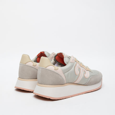 MASTER VERDE SALVIA SNEAKERS DONNA IN PELLE E NYLON