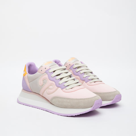 MASTER ROSA SNEAKERS DONNA IN PELLE E NYLON