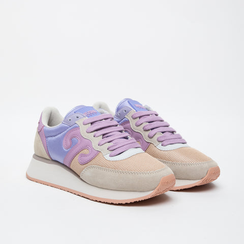 MASTER SPORT TAUPE WOMEN'S SNEAKERS IN LEATHER AND FABRIC