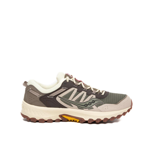 GRID PEAK OLIVE SNEAKERS UOMO IN TESSUTO