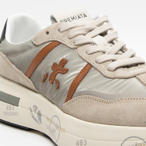 CASSIE TAUPE 6470 SNEAKERS DONNA IN PELLE