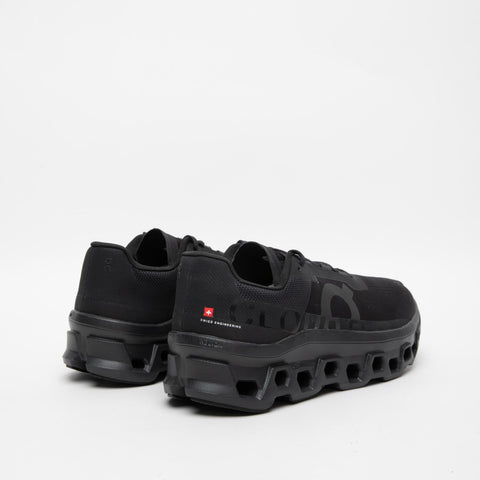 CLOUDMONSTER ALL BLACK SNEAKERS UOMO IN TESSUTO