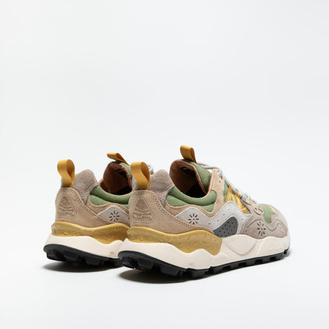 YAMANO 3 LIGHT BROWN MILITARE SNEAKERS UOMO IN PELLE