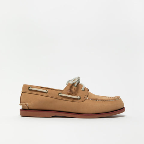 CLASSIC BOAT MEDIUM BEIGE MOCASSINO DONNA IN PELLE