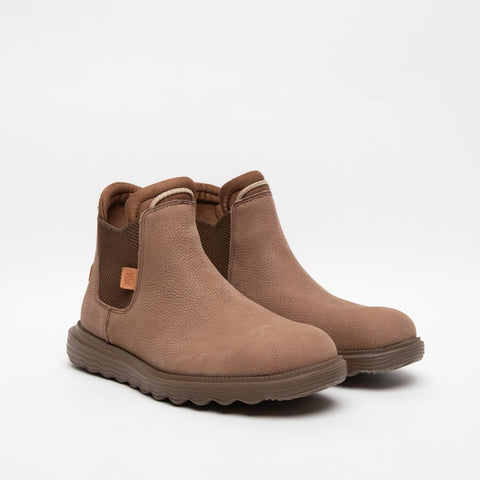 BRANSON BOOT BROWN STIVALETTO UOMO IN PELLE