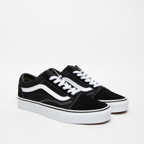 OLD SKOOL NERO/BIANCO SNEAKERS UNISEX IN PELLE E TESSUTO