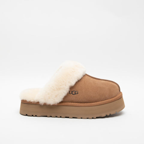 DISQUETTE CHESTNUT SABOT DONNA IN PELLE