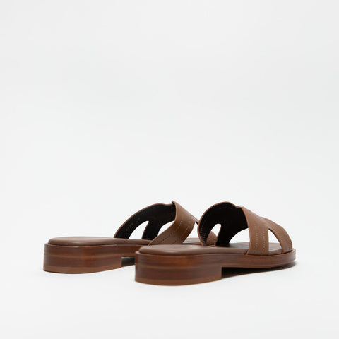 87P2 MOU CIABATTA DONNA IN PELLE