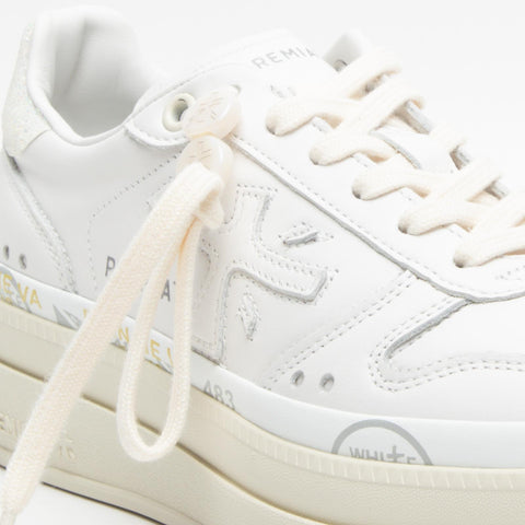 MICOL WHITE 7010 SNEAKERS DONNA IN PELLE