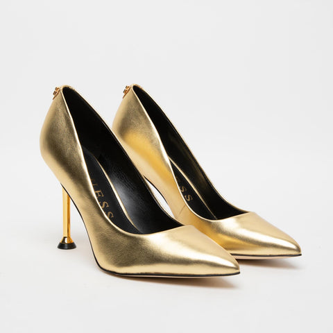 DECOLLETE ORO DONNA IN PELLE