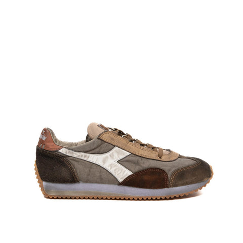 EQUIPE DIRTY SW EVO BROWN SNEAKERS UOMO IN PELLE