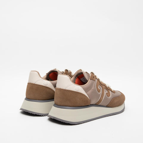 MASTER M522 BROWN SNEAKERS DONNA IN PELLE