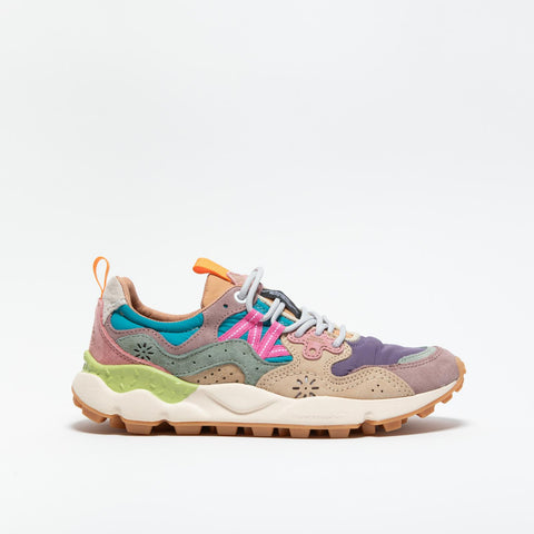 YAMANO 3 ROSE VIOLET SNEAKERS DONNA IN PELLE