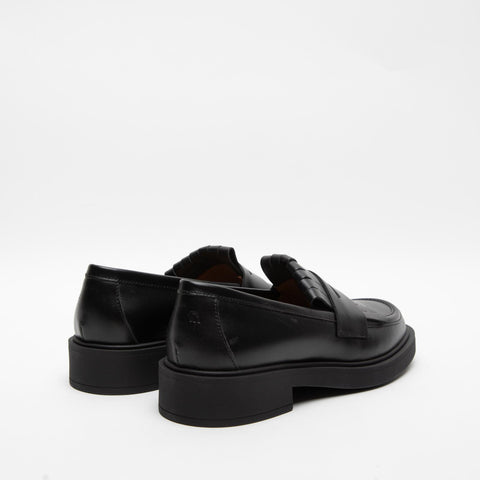 97N5 BLACK MOCASSINO DONNA IN PELLE