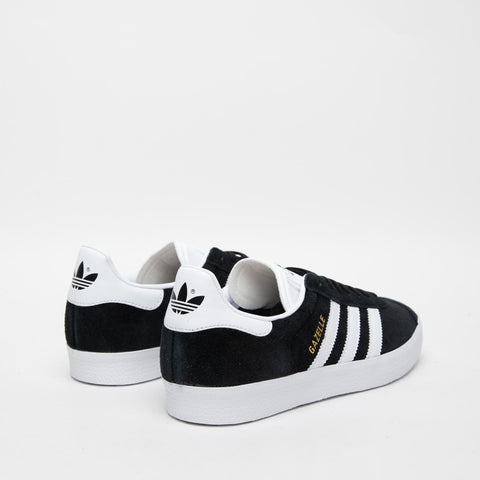 GAZELLE NERO/BIANCO SNEAKERS UNISEX IN PELLE