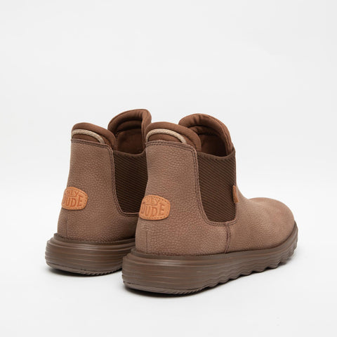 BRANSON BOOT BROWN STIVALETTO UOMO IN PELLE
