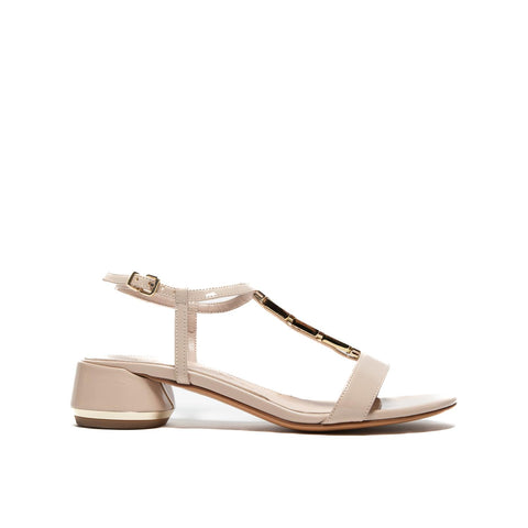 5303 NUDE SANDALO DONNA IN VERNICE