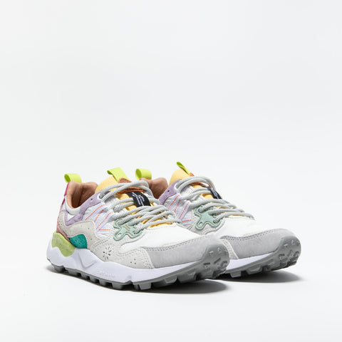 YAMANO 3 LIGHT LILAC WHITE SNEAKERS DONNA IN PELLE