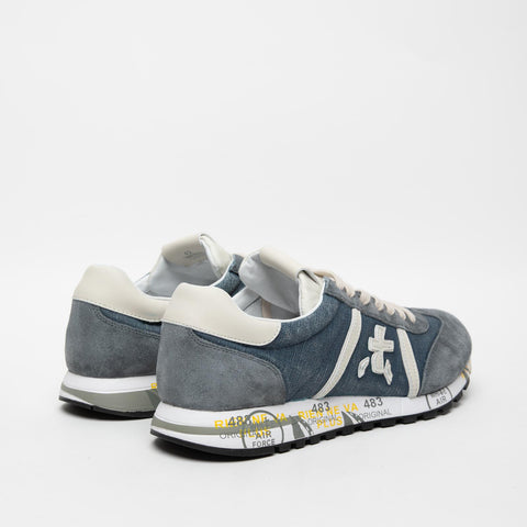 LUCY BLU SNEAKERS UOMO IN PELLE E TESSUTO