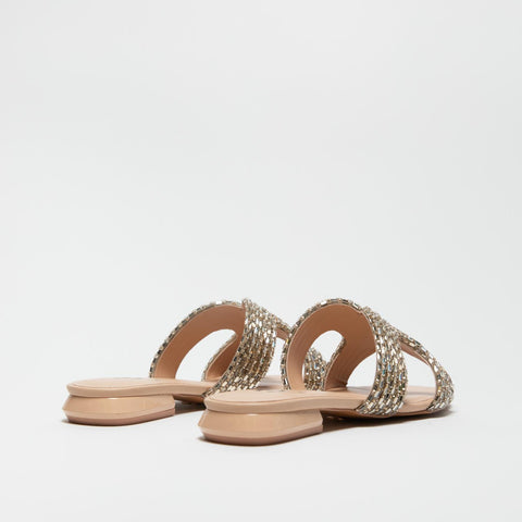 AV6801 SOFT NUDE CIABATTA DONNA CON STRASS