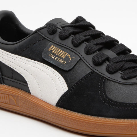 PALERMO LTH BLACK SNEAKERS UNISEX IN PELLE