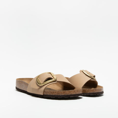 MADRID BIG BUCKLE SANDCASTLE CIABATTA DONNA IN PELLE