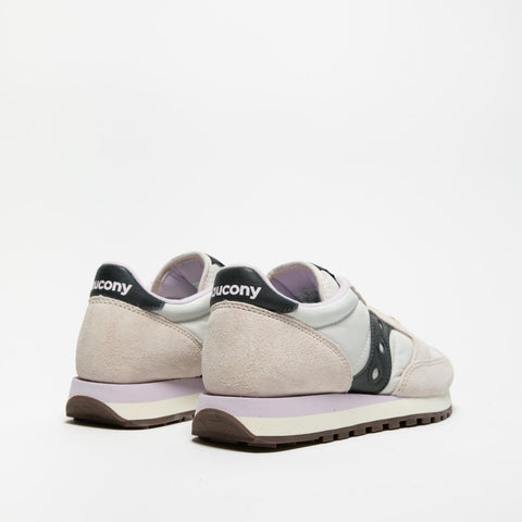 JAZZ ORIGINAL CREAM BLACK SNEAKERS DONNA IN PELLE
