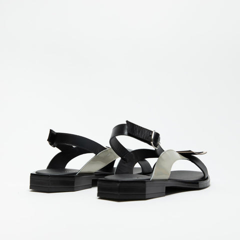 SC20 NERO SANDALO DONNA IN PELLE