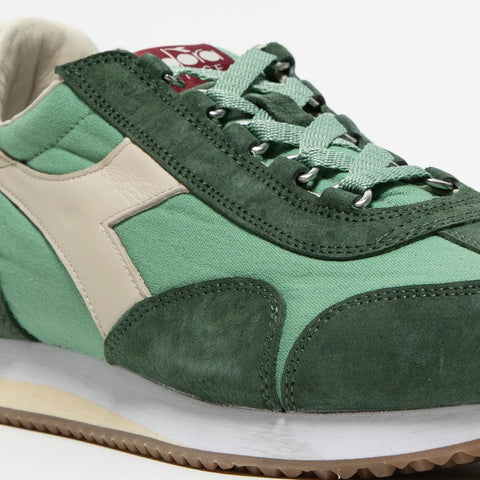 EQUIPE CANVAS SW EVO SHALE GREEN SNEAKERS UOMO IN PELLE