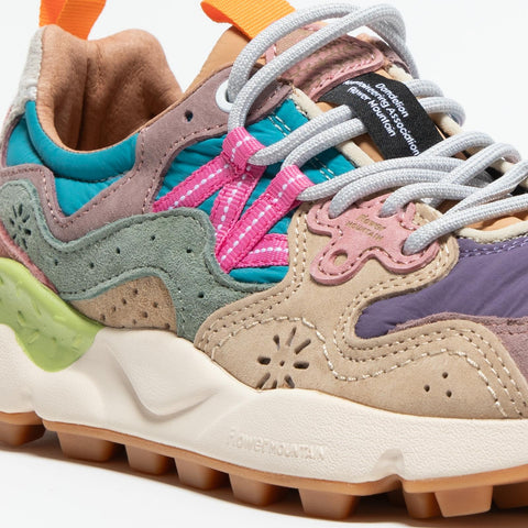 YAMANO 3 ROSE VIOLET SNEAKERS DONNA IN PELLE
