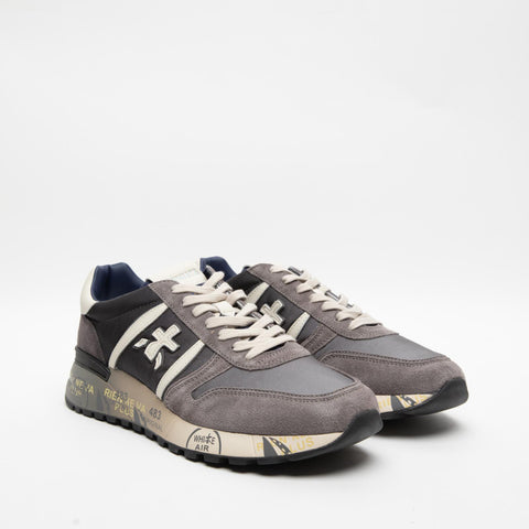 LANDER GREY 6906 SNEAKERS UOMO IN PELLE