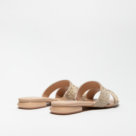 AV6802 SOFT NUDE CIABATTA DONNA CON STRASS