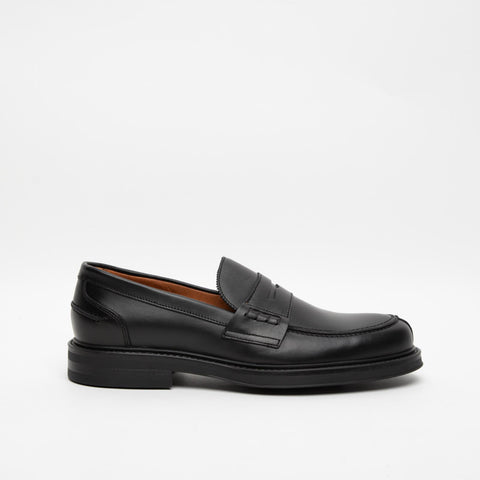 73N8 BLACK MOCASSINO UOMO IN PELLE