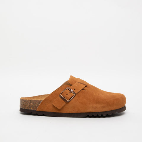 FEA BROWN SABOT DONNA IN PELLE