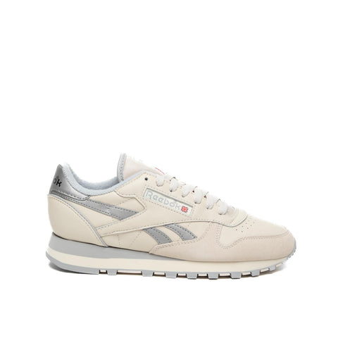 CLASSIC LEATHER 1983 VINTAGE CREMA/ARGENTO SNEAKERS DONNA IN PELLE