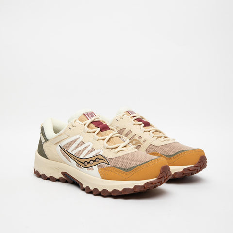 GRID PEAK TAN SNEAKERS UOMO IN TESSUTO