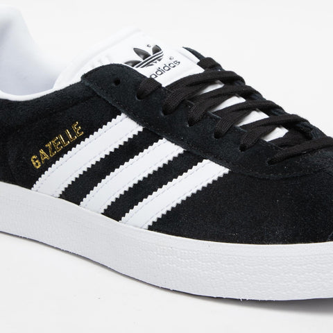 GAZELLE NERO/BIANCO SNEAKERS UNISEX IN PELLE