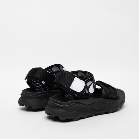 NAZCA 2 BLACK/WHITE SANDALO DONNA IN TESSUTO