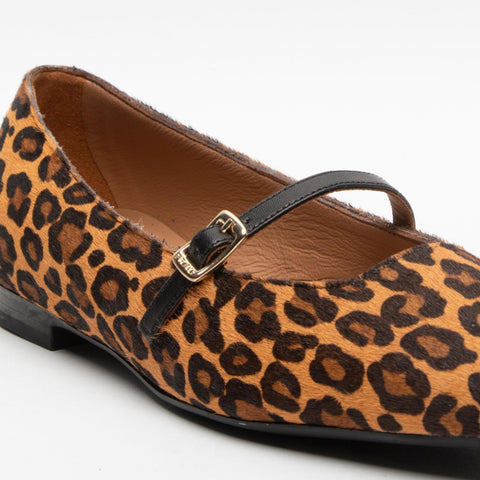 91S0 ANIMALIER  BALLERINA DONNA IN PELLE