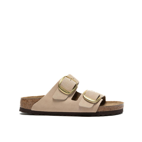 ARIZONA BIG BUCKLE SANDCASTLE CIABATTA DONNA IN PELLE