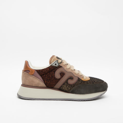 MASTER WOOL MW08 SNEAKERS DONNA IN PELLE E TESSUTO
